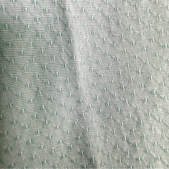 Thread & Cloth Button Up Textured Short Sleeve Collared Lightweight Blue XL - Picture 5 of 11